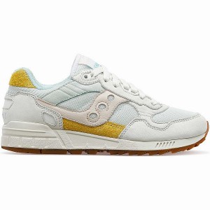 Women's Saucony Shadow 5000 Unplugged Sneakers Turquoise / Yellow | JKIPEOD-74