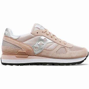 Women's Saucony Shadow Original Sneakers Brown / Silver | GFCMVIJ-48