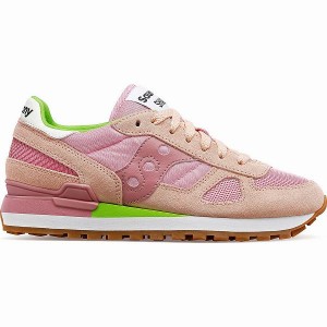 Women's Saucony Shadow Original Sneakers Brown / Pink | ZUFRCLT-23