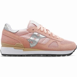 Women's Saucony Shadow Original Sneakers Pink / Silver | QFKDYRG-71