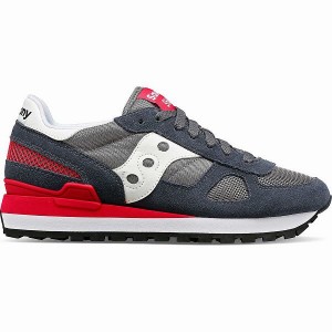 Women's Saucony Shadow Original Sneakers Dark Grey / Red | IUCGYOJ-68