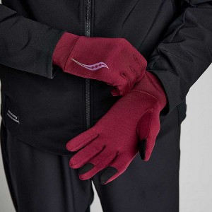 Women's Saucony Solstice Gloves Red | DHKOQGL-48