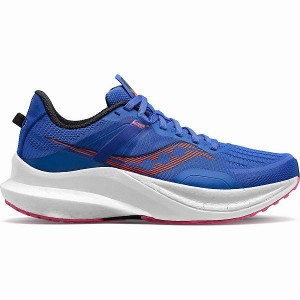 Women's Saucony Tempus Running Shoes Blue | KJXVFGW-20