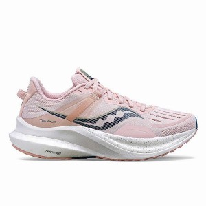 Women's Saucony Tempus Running Shoes Pink / Navy | HLNGSYD-12