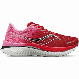 Women's Saucony Tokyo Endorphin Speed 3 Running Shoes Red / Grey | DLHYKZI-14