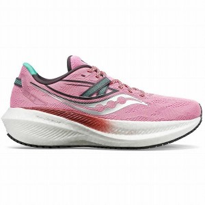 Women's Saucony Triumph 20 Running Shoes Pink | YFBZOAE-91