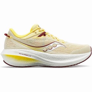 Women's Saucony Triumph 21 Running Shoes Yellow | ROIWKHT-49