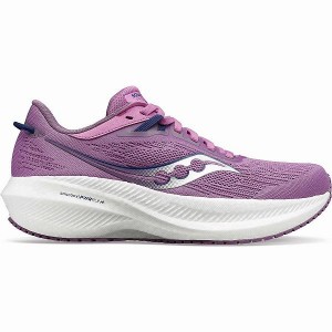 Women's Saucony Triumph 21 Running Shoes Purple / Indigo | YPCREGK-89