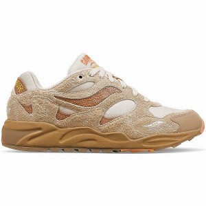 Women's Saucony x Colour Plus Grid Shadow 2 Sneakers Brown | LJKYGUV-10