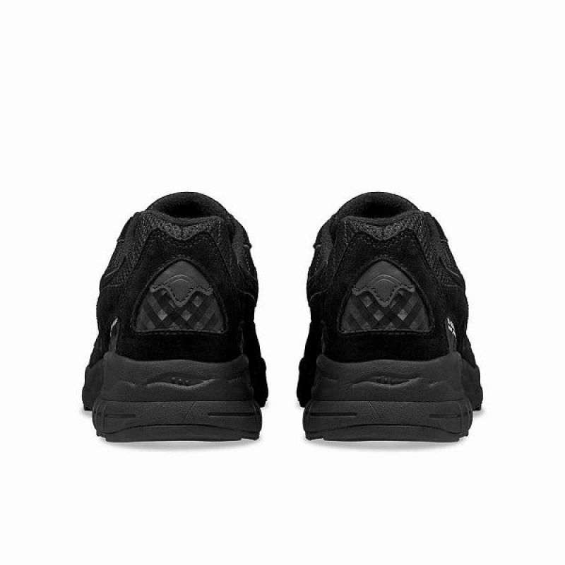 Men's Saucony 3D Grid Hurricane Event Horizon Sneakers Black | GXRLAFW-51