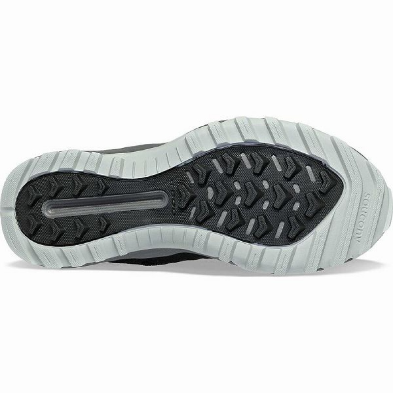 Men's Saucony Aura TR Trail Running Shoes Black / Grey | LSUFTAC-96