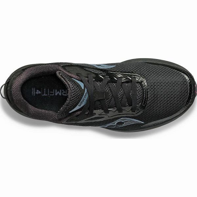 Men's Saucony Axon 3 Running Shoes Black | XVECYLF-73