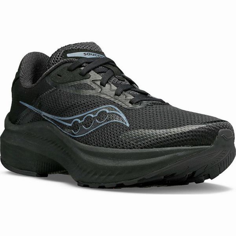 Men's Saucony Axon 3 Running Shoes Black | XVECYLF-73