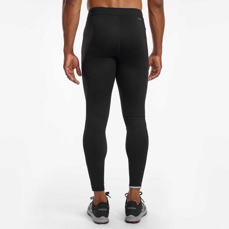 Men's Saucony Bell Lap Tight Black | SXTHZOQ-86