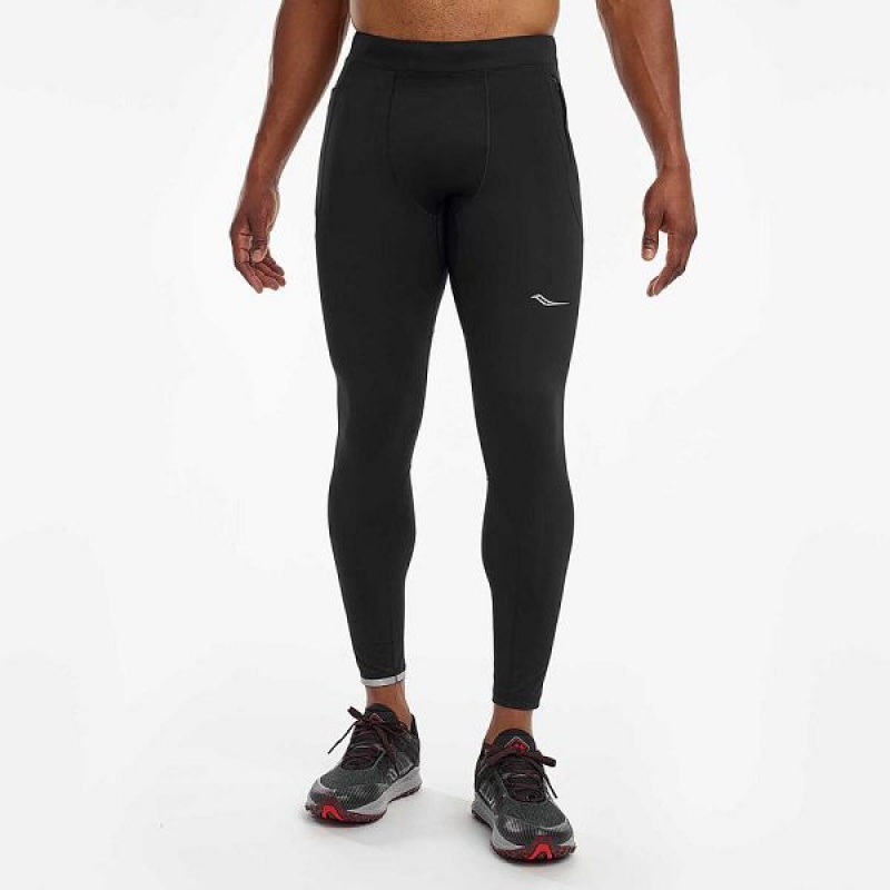 Men\'s Saucony Bell Lap Tight Black | SXTHZOQ-86