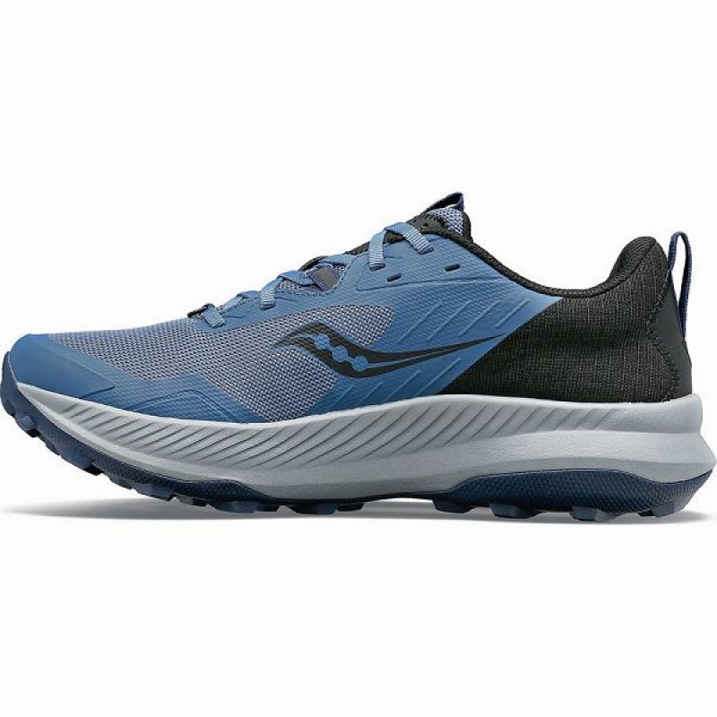 Men's Saucony Blaze TR Running Shoes Blue / Black | UQPHYSW-15