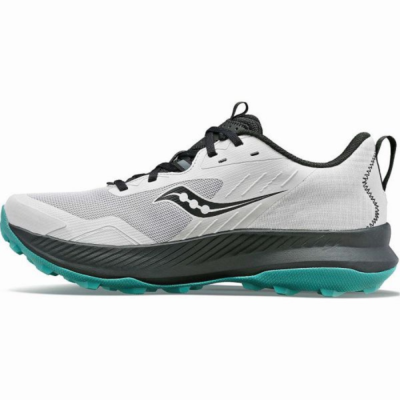 Men's Saucony Blaze TR Trail Running Shoes White / Black | PKWVDSJ-89