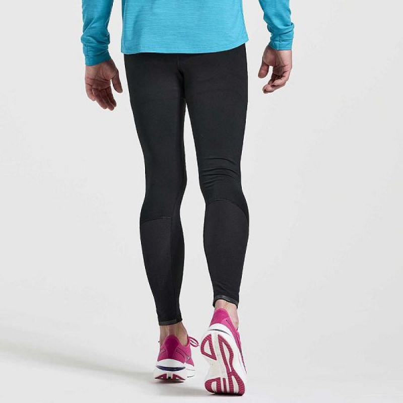 Men's Saucony Boulder Wind Tight Black | MDPRZNK-76