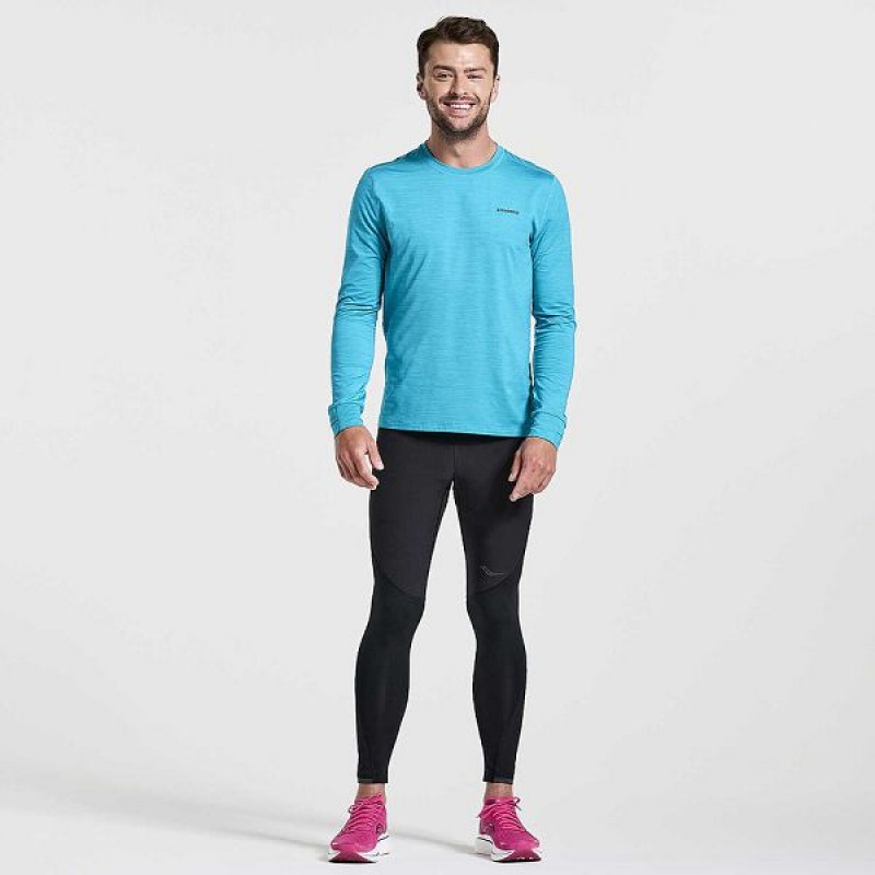 Men's Saucony Boulder Wind Tight Black | MDPRZNK-76