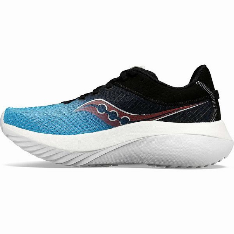 Men's Saucony Chicago Kinvara Pro Running Shoes Blue / Black | WNZIGSR-34