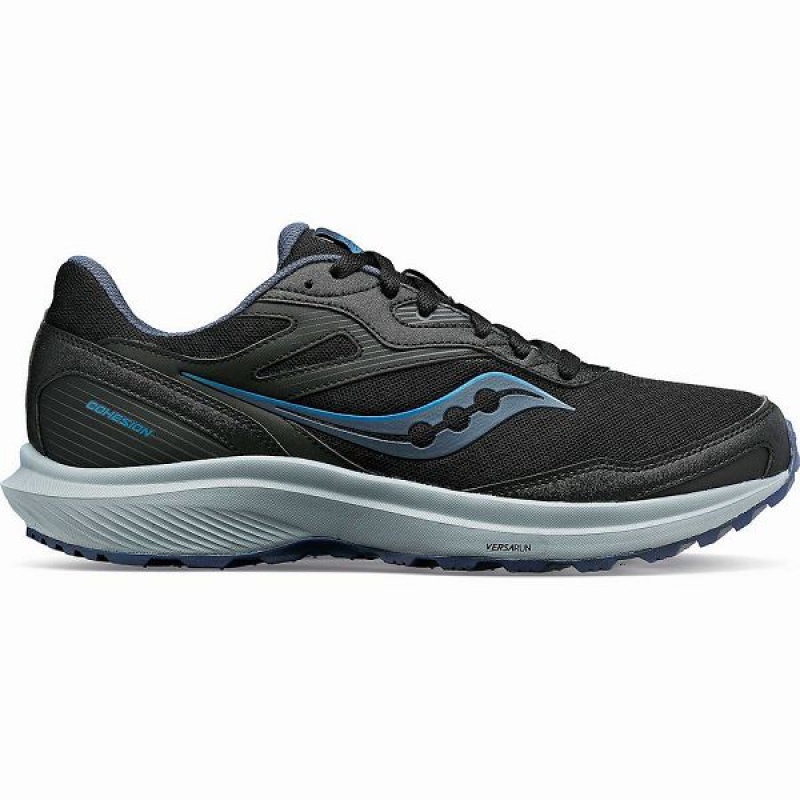 Men\'s Saucony Cohesion TR16 Running Shoes Black / White | YIPEZHT-08