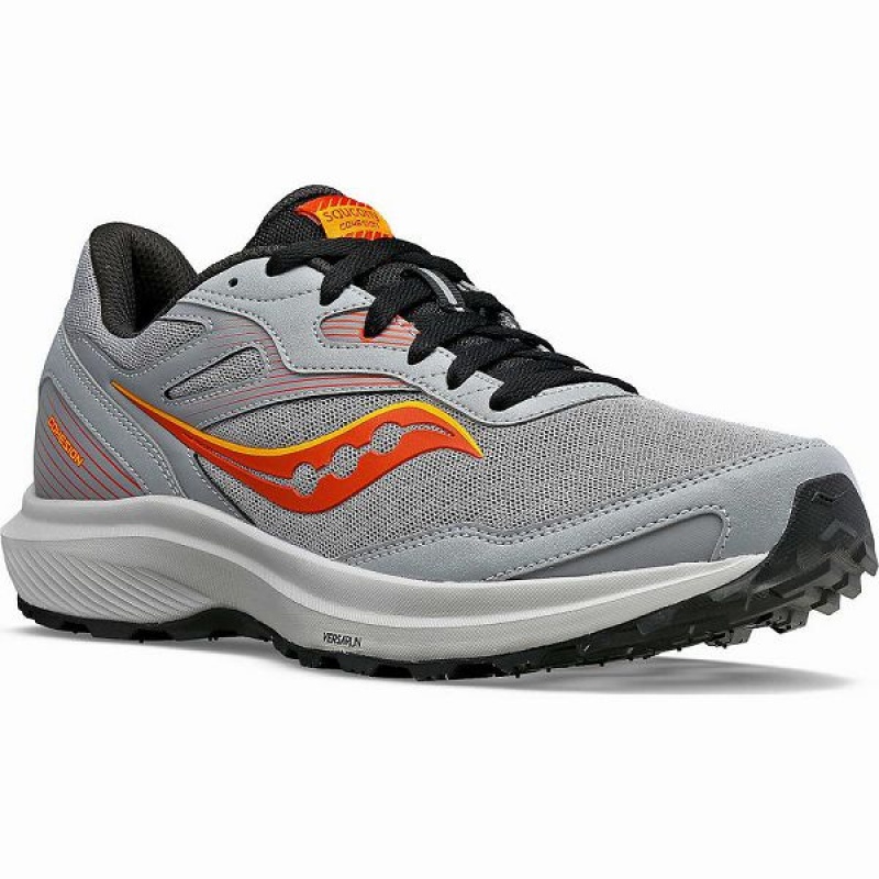 Men's Saucony Cohesion TR16 Running Shoes Grey | MHFJAUL-74