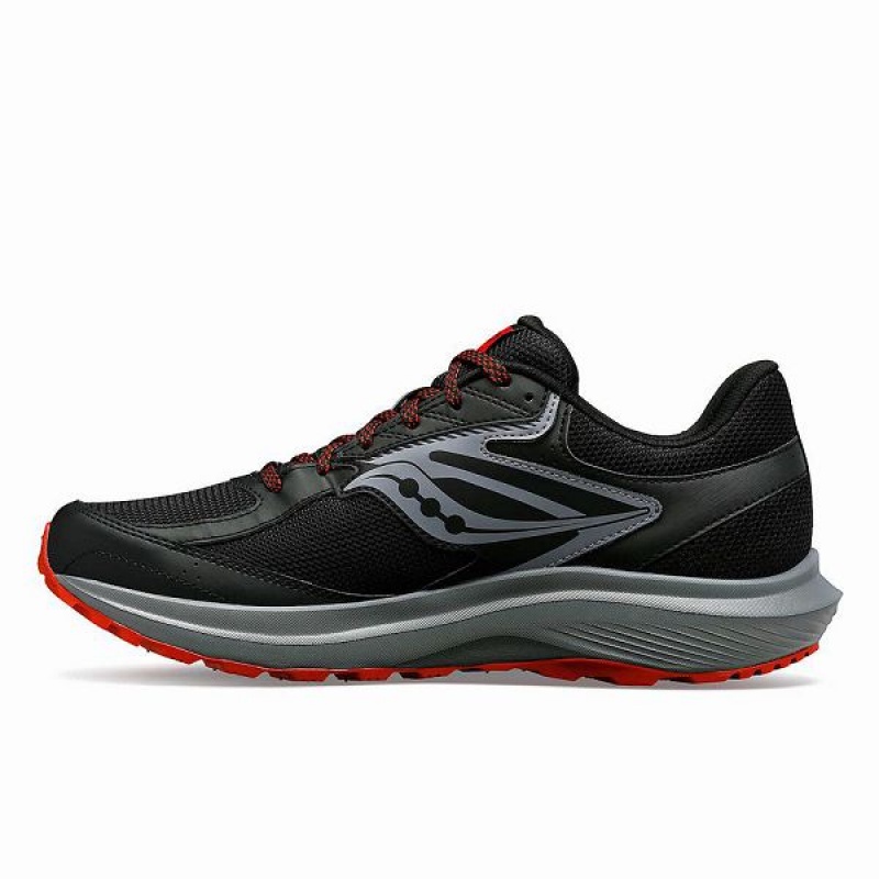 Men's Saucony Cohesion TR17 Running Shoes Black / Orange | UXEFMHT-41