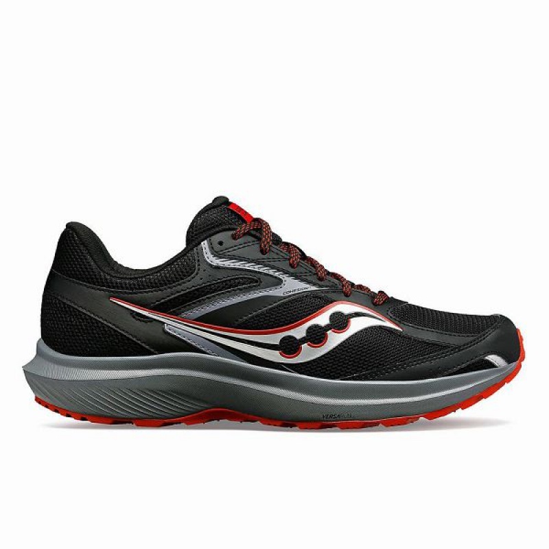 Men\'s Saucony Cohesion TR17 Running Shoes Black / Orange | UXEFMHT-41