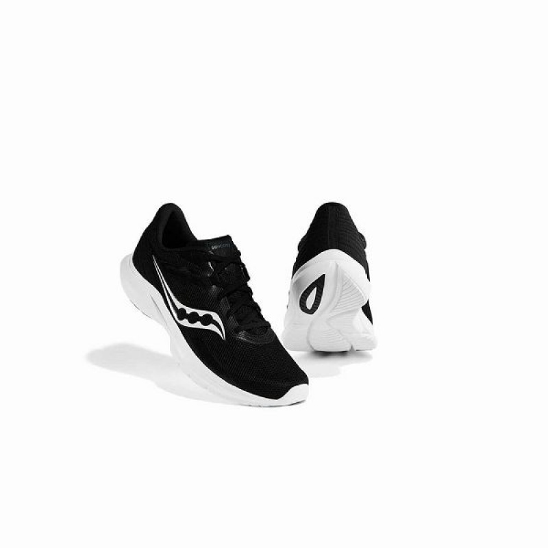 Men's Saucony Convergence Running Shoes Black / White | YARUCXB-83