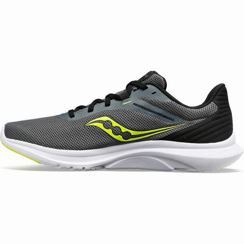 Men's Saucony Convergence Running Shoes Yellow / Grey | CJUWNSV-02