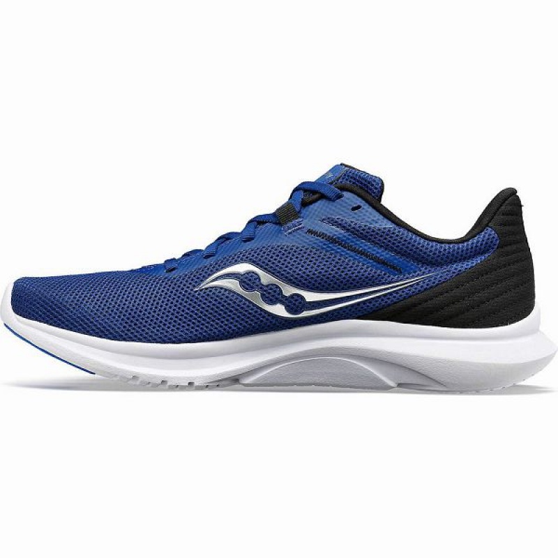 Men's Saucony Convergence Walking Shoes Indigo / Black | SUTAFJI-37