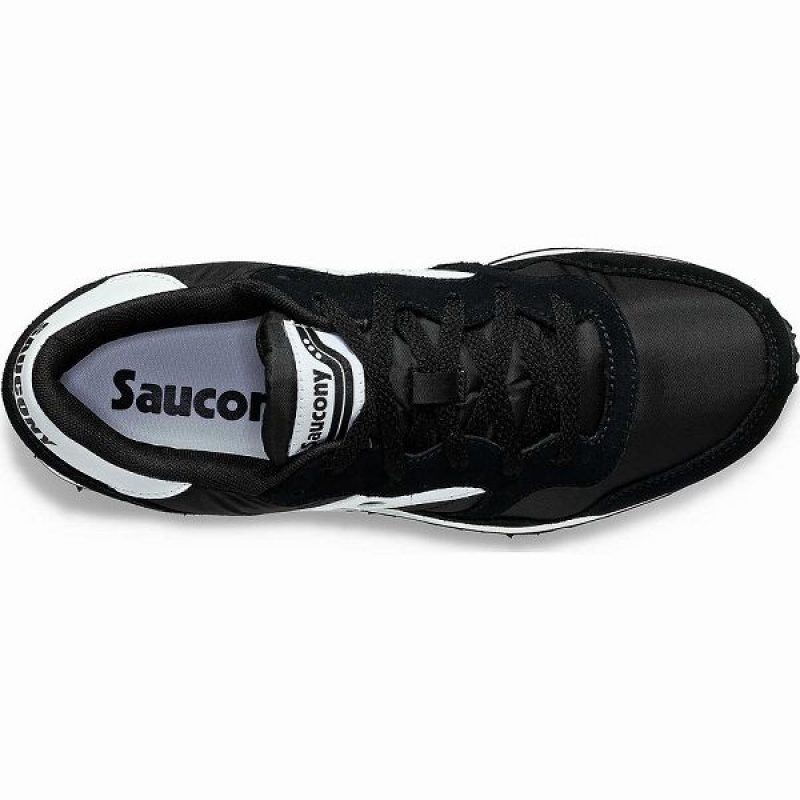 Men's Saucony DXN Trainer Sneakers Black / White | YINQAWK-80