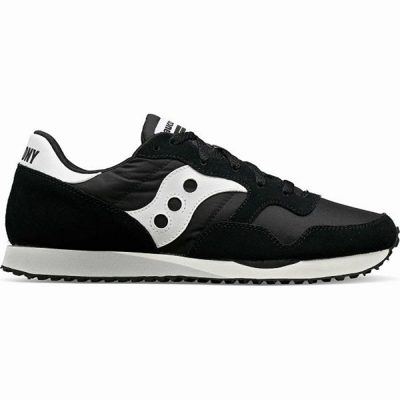 Men\'s Saucony DXN Trainer Sneakers Black / White | YINQAWK-80