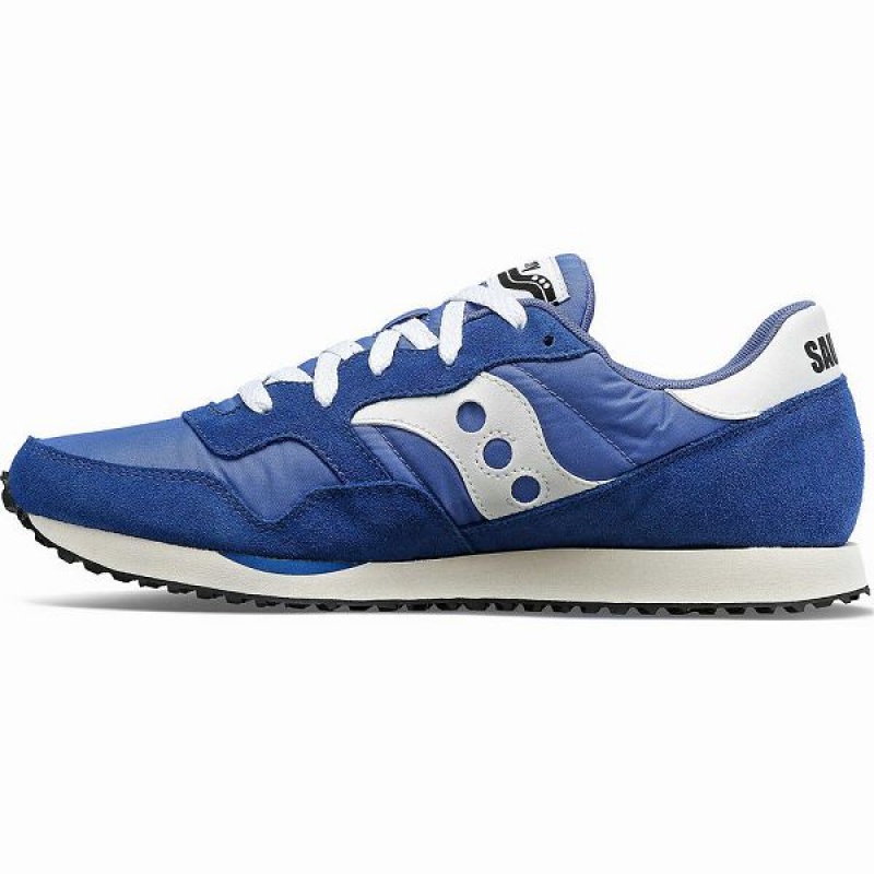 Men's Saucony DXN Trainer Sneakers Blue / White | GTXRLFD-20