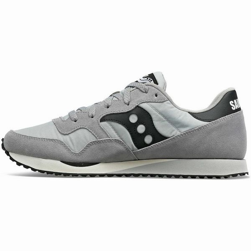 Men's Saucony DXN Trainer Sneakers Grey / Black | YJMAUIO-09