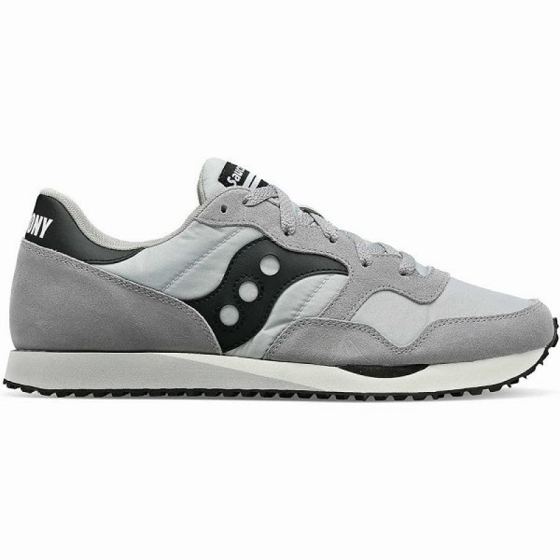 Men\'s Saucony DXN Trainer Sneakers Grey / Black | YJMAUIO-09