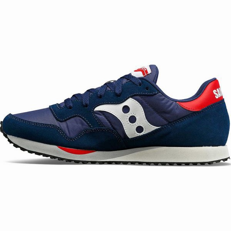 Men's Saucony DXN Trainer Sneakers Navy / White | SIQXOPY-27