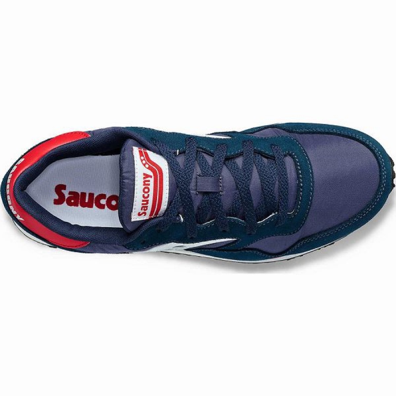 Men's Saucony DXN Trainer Sneakers Navy / White | SIQXOPY-27