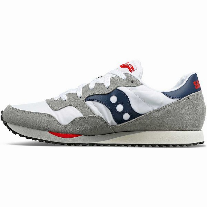 Men's Saucony DXN Trainer Sneakers White / Navy | KBORYWA-47