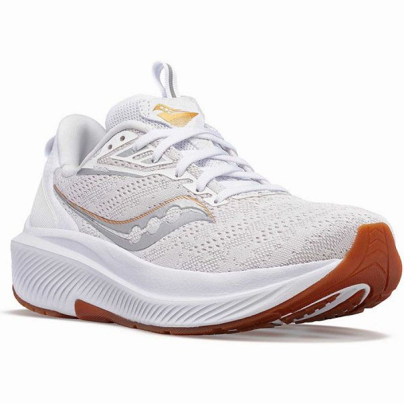 Men's Saucony Echelon 9 Running Shoes White | HWAYIOE-73