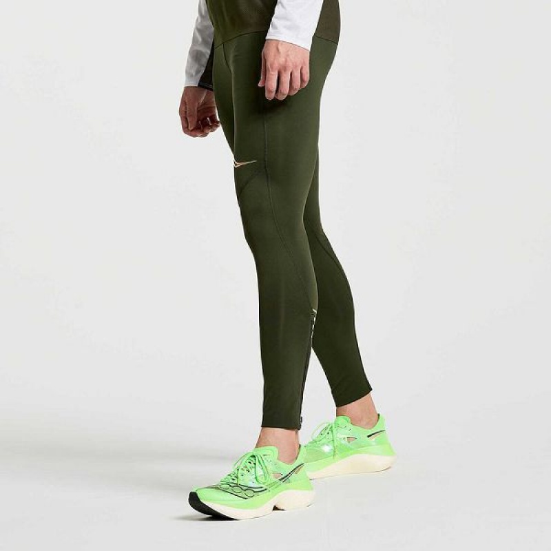 Men's Saucony Elite Tight Umbra | ZHKEVTL-60