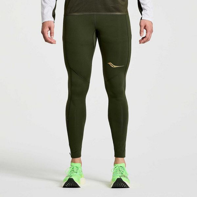 Men\'s Saucony Elite Tight Umbra | ZHKEVTL-60