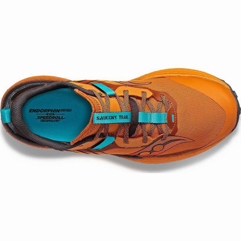 Men's Saucony Endorphin Edge Running Shoes Orange | LGKEOQI-73