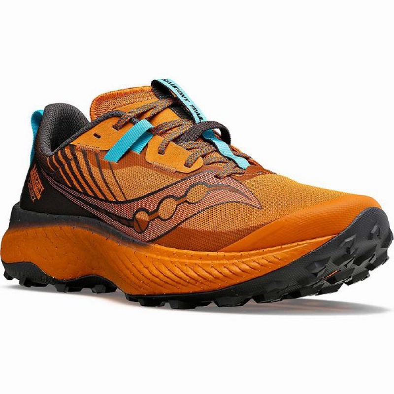 Men's Saucony Endorphin Edge Running Shoes Orange | LGKEOQI-73