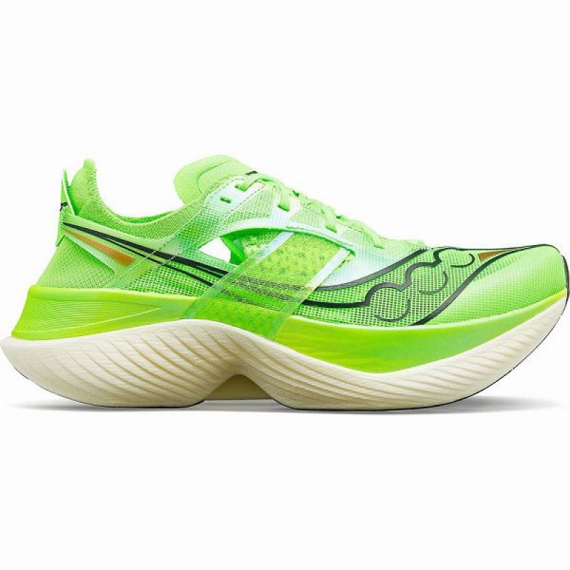 Men\'s Saucony Endorphin Elite Running Shoes Green | TBSZKUH-23