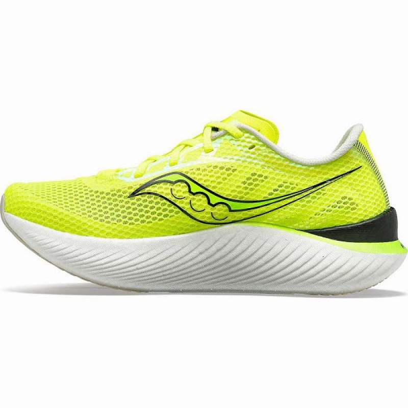 Men's Saucony Endorphin Pro 3 Running Shoes Yellow | ZSIQYAC-94