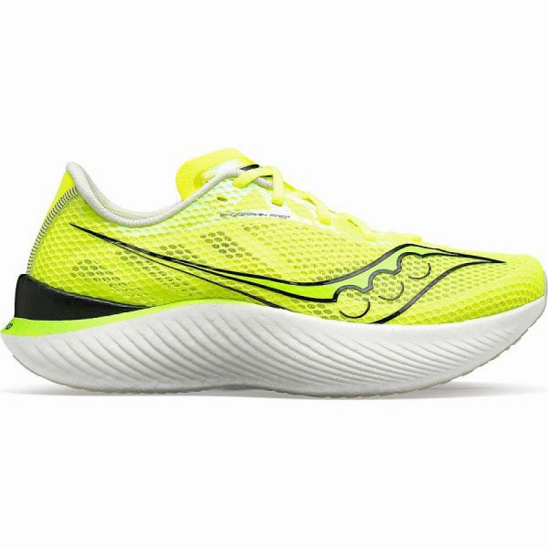 Men\'s Saucony Endorphin Pro 3 Running Shoes Yellow | ZSIQYAC-94