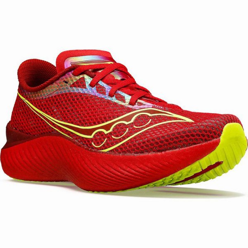 Men's Saucony Endorphin Pro 3 Running Shoes Red | SDJICBX-29