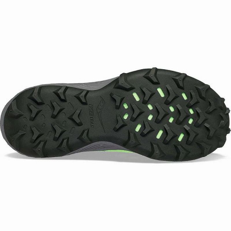 Men's Saucony Endorphin Rift Running Shoes Slime / Umbra | RUVMKBD-25