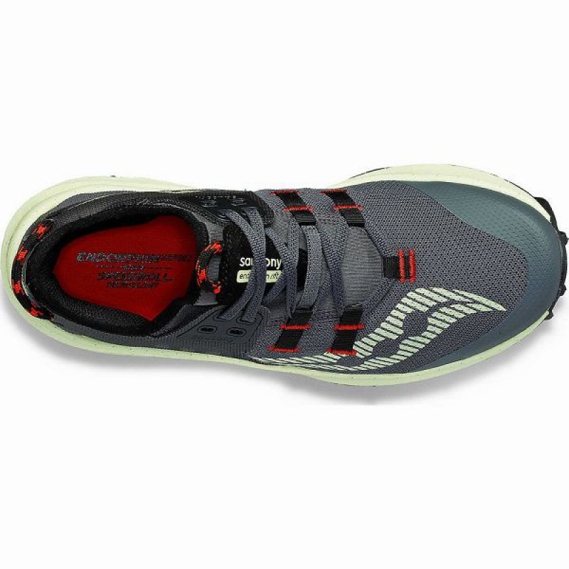 Men's Saucony Endorphin Rift Running Shoes Grey | YVKAFPM-09